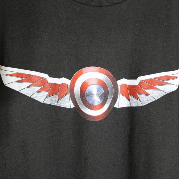 The Falcon Winter Soldier Black T Shirt Men's XL‎ - Picture 4 of 4